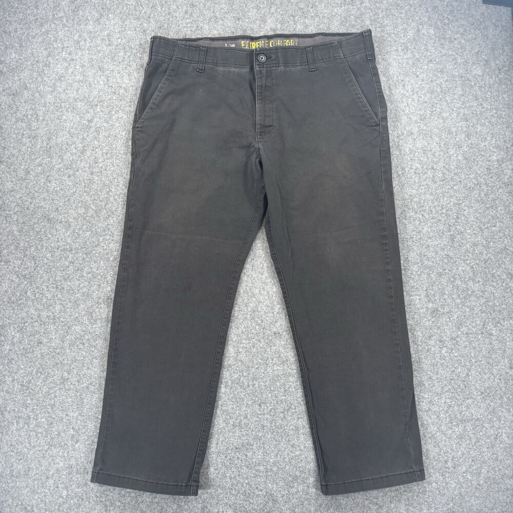 Lee Extreme Comfort Pant Men’s 40x29 Black Cotton Chino Stretch Straight Fit